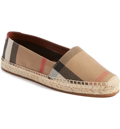 burberry slides women's nordstrom|Burberry espadrille flats.